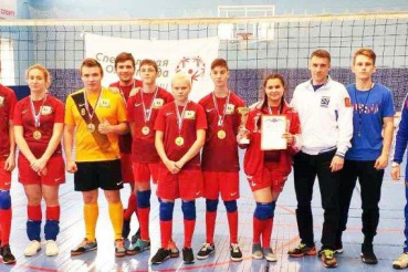 Юные спортсмены стали участниками Областных соревнований Специальной олимпиады по волейболу 