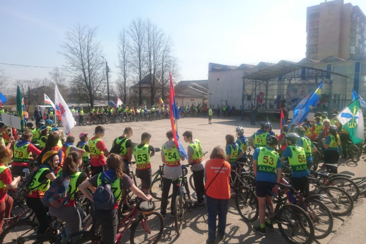 24 апреля в Кировском районе состоялся велопробег, посвященный 74-й годовщине Победы в Великой Отечественной войне