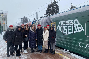 Школьники из Каменки посетили «Поезд Победы»