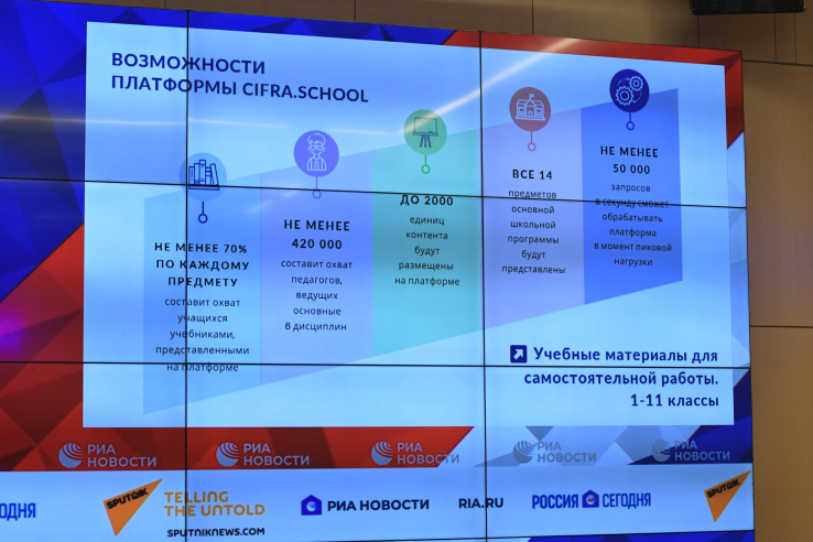 Сергей Кравцов сообщил о запуске онлайн-платформы для дистанционного обучения школьников